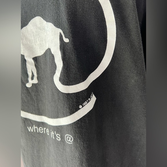 Vintage 1997 Camel Where It's At Black T-Shirt Cigarettes Tobacco 90s - Picture 6 of 10